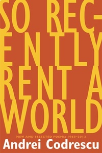 Enlarge image Cover: So Recently Rent a World - Coffee House Press