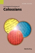 Cover: An Exegetical Summary of Colossians, 2nd Edition - Sil International, Global Publishing