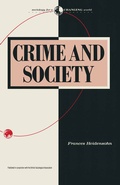 Cover: Crime and Society - Red Globe Press
