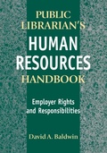 Cover: The Public Librarian's Human Resources Handbook - Libraries Unlimited Inc