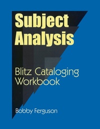 Abbildung von: Subject Analysis - Libraries Unlimited Inc