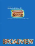 Cover: The Broadview Guide to Writing - Broadview Press Ltd