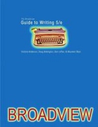 Enlarge image Cover: The Broadview Guide to Writing - Broadview Press Ltd
