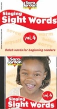 Cover: Singing Sight Words, Volume 4 Book & CD Set - Sara Jordan Publishing