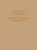 Cover: Dictionary of American Library Biography, 2nd Edition - Libraries Unlimited Inc
