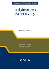 Abbildung von: Arbitration Advocacy - Aspen Publishing