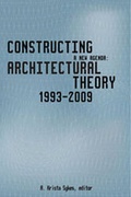 Cover: Constructing a New Agenda - Princeton Architectural Press