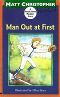 Cover: Man Out at First  (Peach Street Mudders) - Little, Brown Books for Young Readers