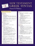 Cover: New Testament Greek Syntax Laminated Sheet - Zondervan Academic