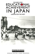 Cover: Educational Achievement in Japan - Palgrave Macmillan