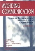 Cover: Avoiding Communication-Shyness Reticence and Communication Apprehension 2Nd Rev Ed - Hampton Press