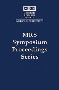 Abbildung von: Advanced Organic Solid State Materials: Volume 173 - Materials Research Society