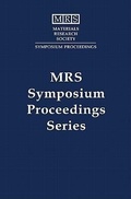 Cover: Amorphous Silicon Technology - 1991: Volume 219 - Materials Research Society