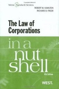 Cover: The Law of Corporations in a Nutshell - West Academic Press