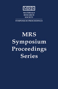 Enlarge image Cover: Synthesis and Processing of Ceramics:: Volume 249 - Materials Research Society