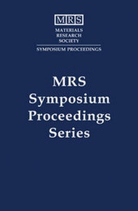 Enlarge image Cover: Application of Multiple Scattering Theory to Materials Science: Volume 253 - Materials Research Society