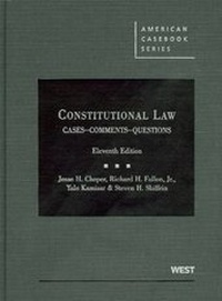Enlarge image Cover: Constitutional Law - West Academic Press