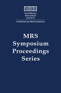 Abbildung von: Electronic Packaging Materials Science VI: Volume 264 - Materials Research Society