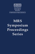 Cover: Materials Reliability in Microelectronics III: Volume 309 - Materials Research Society