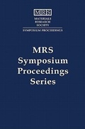 Cover: Crystallization and Related Phenomena in Amorphous Materials: Volume 321 - Materials Research Society