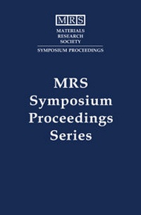 Enlarge image Cover: Microstructure of Irradiated Materials: Volume 373 - Materials Research Society
