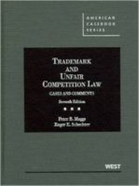 Abbildung von: Trademark and Unfair Competition Law - West Academic Press