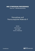 Cover: Nanophase and Nanocomposite Materials II: Volume 457 - Materials Research Society