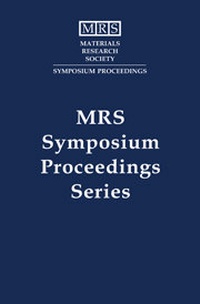 Enlarge image Cover: III-V and IV-IV Materials and Processing Challenges for Highly Integrated Microelectronics and Optoelectronics: Volume 535 - Materials Research Society
