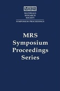 Cover: Solid Freeform and Additive Fabrication: Volume 542 - Materials Research Society