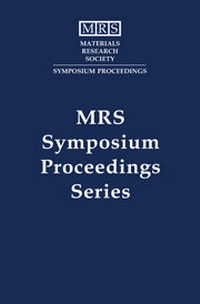 Enlarge image Cover: Materials Reliability in Microelectronics IX: Volume 563 - Materials Research Society
