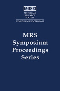Enlarge image Cover: Materials for Smart Systems III: Volume 604 - Materials Research Society