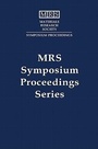 Cover: Materials Science of Microelectromechanical Systems (MEMS) Devices II: Volume 605 - Materials Research Society