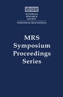 Cover: Organic Optoelectronic Materials, Processing and Devices: Volume 708 - Materials Research Society