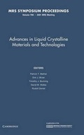 Cover: Advances in Liquid Crystalline Materials and Technologies: Volume 709 - Materials Research Society