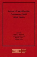 Cover: Advanced Metallization Conference 2001 (AMC 2001): Volume 17 - Materials Research Society