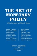 Cover: The Art of Monetary Policy - Routledge