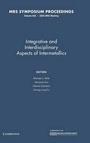 Cover: Intergrative and Inerdisciplinary Aspects of Intermetallics: Volume 842 - Materials Research Society