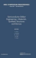 Cover: Semiconductor Defect Engineering: Volume 864 - Materials Research Society
