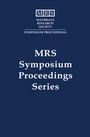 Cover: Materials, Integration and Technology for Monolithic Instruments: Volume 869 - Materials Research Society