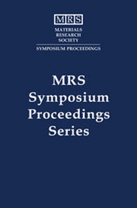 Enlarge image Cover: Materials and Devices for Smart Systems II: Volume 888 - Materials Research Society