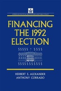 Enlarge image Cover: Financing the 1992 Election - M.E. Sharpe