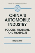 Cover: China's Automobile Industry - Routledge