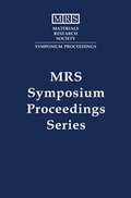 Cover: Materials Research at High Pressure: Volume 987 - Materials Research Society