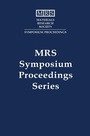Cover: Nuclear Radiation Detection Materials: Volume 1038 - Materials Research Society