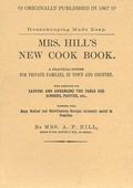Cover: Mrs. Hill's New Cook Book - Applewood Books