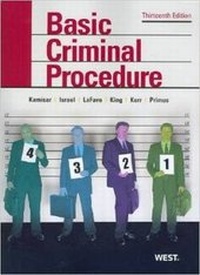 Enlarge image Cover: Basic Criminal Procedure - West Academic Press