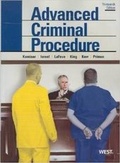 Cover: Advanced Criminal Procedure - West Academic Press