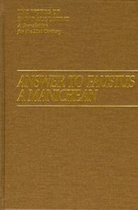 Enlarge image Cover: Answer to Faustus, a Manichean: Volume 20 - New City Press