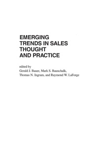 Enlarge image Cover: Emerging Trends in Sales Thought and Practice - Praeger Publishers Inc