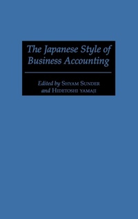 Enlarge image Cover: The Japanese Style of Business Accounting - Praeger Publishers Inc